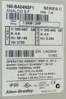 AB Allen Bradley 160-BA04NSF1 Variable Speed Controller *used working - Tech Equipment Spares, LLC