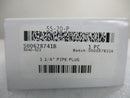 Swagelok SS-20-P Stainless Steel 1 ¼” Pipe Plug (new) - Tech Equipment Spares, LLC