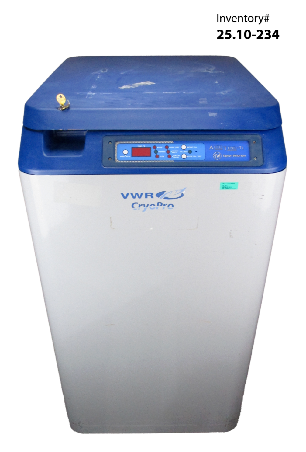 Taylor Wharton VWR CryoPro AF-10PS Cryostorage System *untested, sold ...
