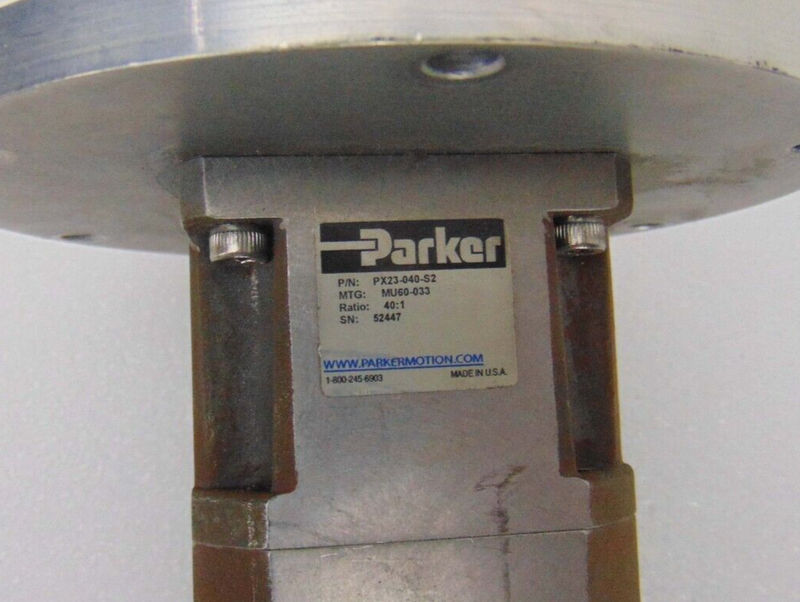 Parker HV233-02-10 Servo PX23-100-S2 PX23-040-S2 Gear Motor - Tech Equipment Spares, LLC