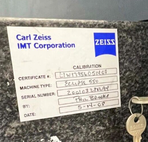 Carl Zeiss Eclipse EC 550 Coordinate Measuring System *used working - Tech Equipment Spares, LLC