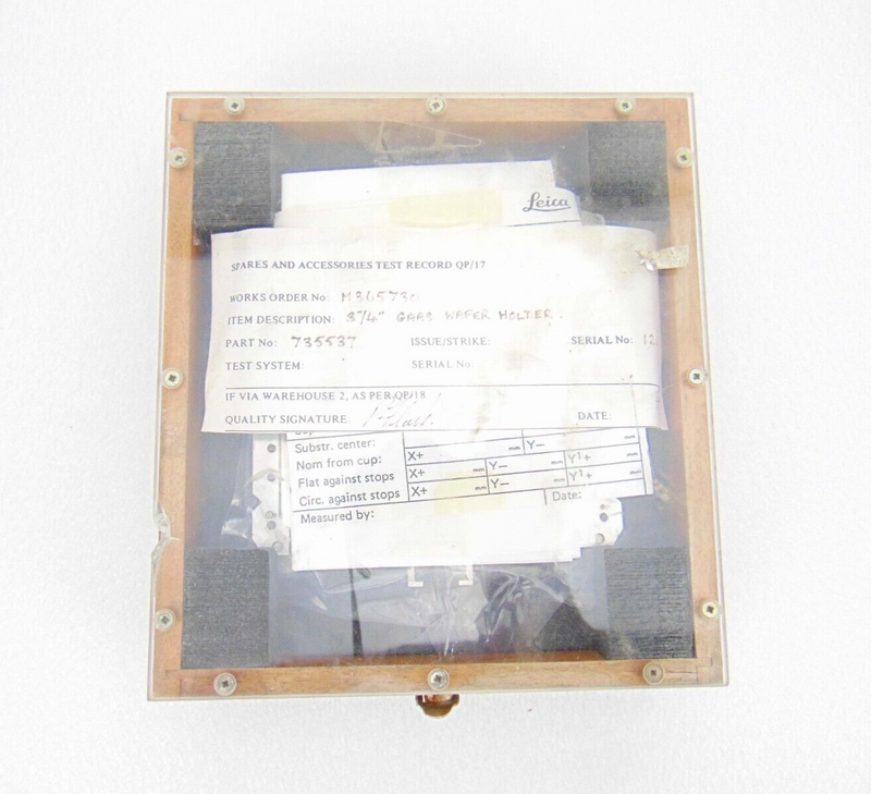 Leica 735537 Gaas Wafer Holder ¾” *new surplus - Tech Equipment Spares, LLC