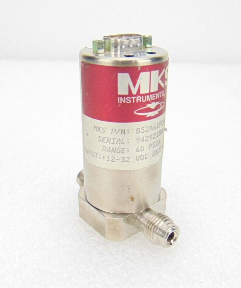 MKS 852A61PCA2NC Pressure Transducer 60PSIA *used working - Tech Equipment Spares, LLC