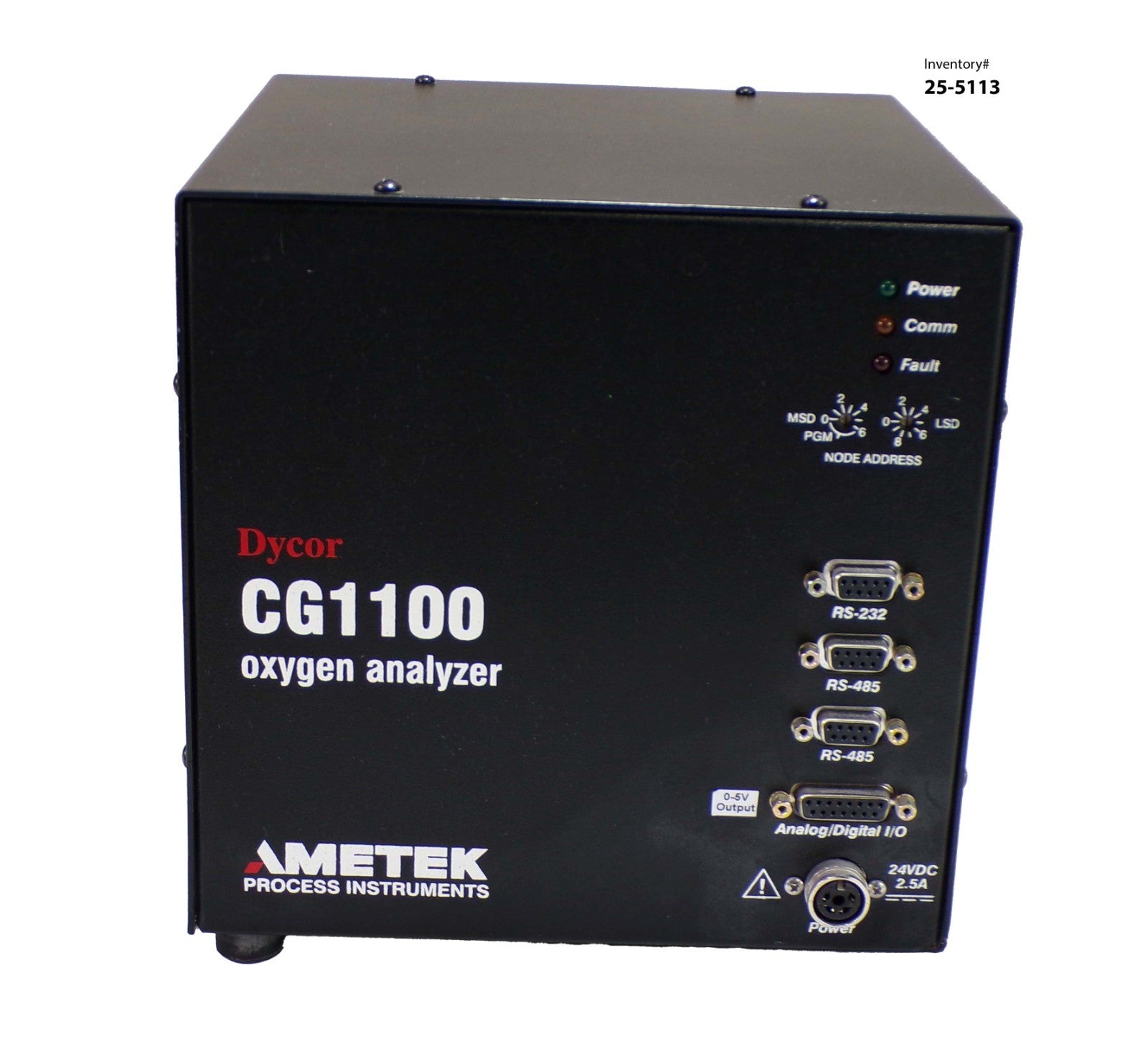 Amtek Dycor CG1100 Oxygen Analyzer *used working– Tech Equipment Spares ...