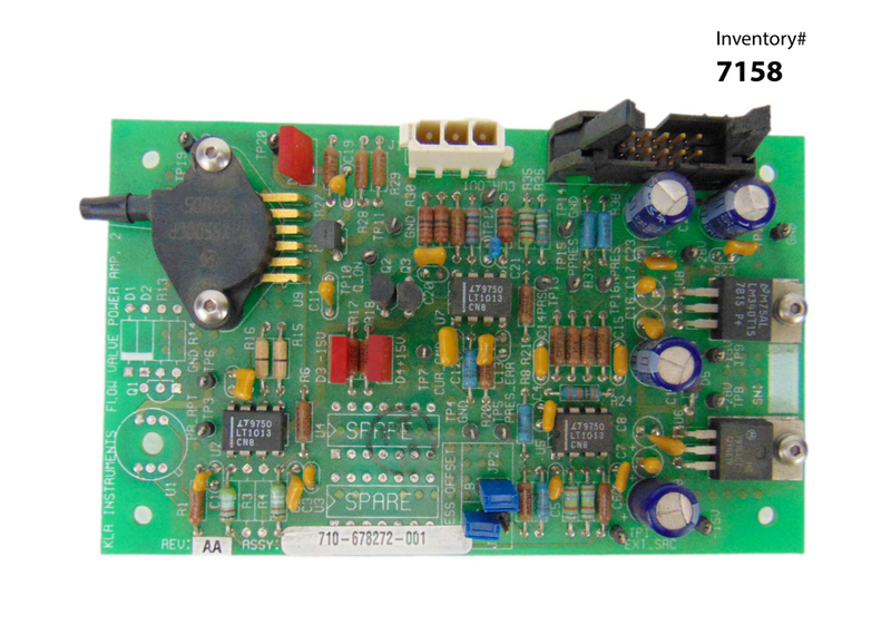 KLA 710-678272-001 Flow Valve Power Amp Circuit Board *used working - Tech Equipment Spares, LLC