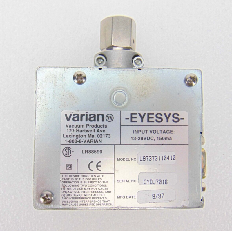 Varian Eyesys L97373110410 *used working - Tech Equipment Spares, LLC
