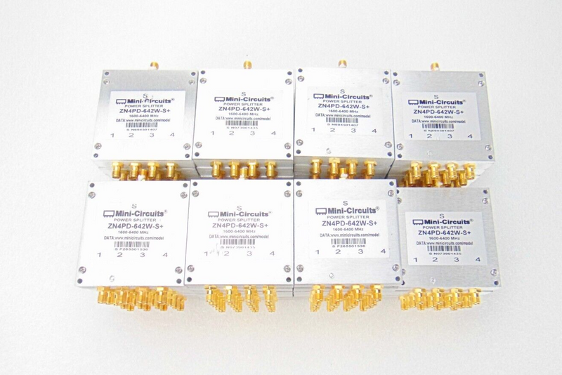 Mini-Circuits ZN4PD-642W-S+ Power Splitter 1600-6400 MHz, lot of 39 *used workin - Tech Equipment Spares, LLC