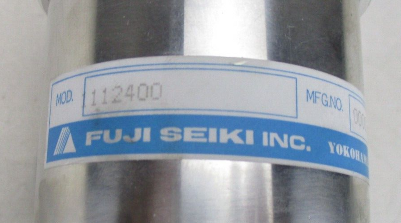 Fuji Seiki 112400 Angle Isolation Valve *used working