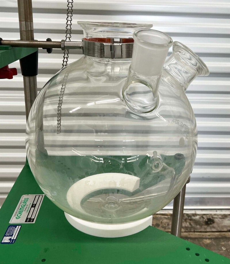 Chemglass 20 Liter Glass Reactor $45/50 CG-1830-50 *used working