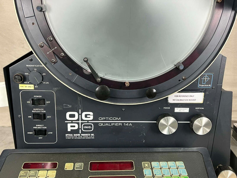 OGP Optical Gaging Products Opticom Qualifier 14A OQ 14A *used working - Tech Equipment Spares, LLC