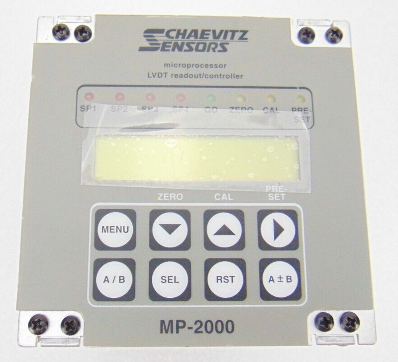 Schaevitz Sensors MP-2000-000 Microprocessor LVDT Readout Controller *used worki - Tech Equipment Spares, LLC