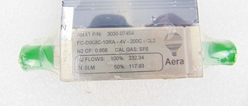 Aera FC-D980C FC-D908C-10RA-4V-200C-CL2 Mass Flow Controller 303-07454 CL2, 200s - Tech Equipment Spares, LLC