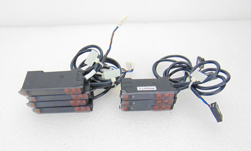 Omron E3X-DA11-N Photoelectric Amplifier Switch, lot of 6 *used working