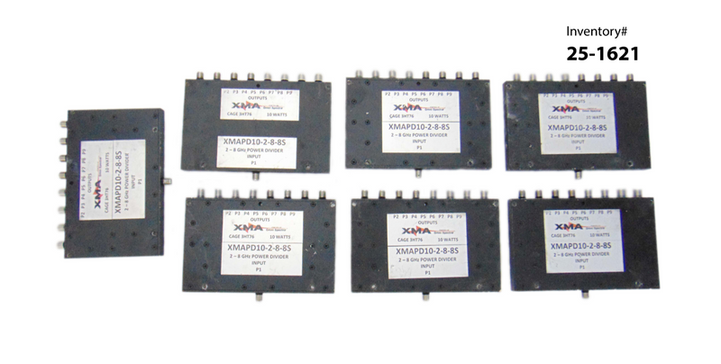 Omni Spectra XMA XMAPD10-2-8-4S, 2-8 GHz, 10 Watt Power Divider (lot of 4) *used - Tech Equipment Spares, LLC