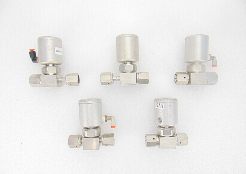 Nupro 6LV-DAFR4-P-C Stainless Steel Valve, lot of 5 *used working