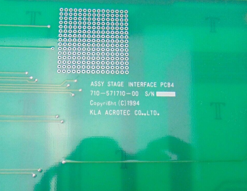 KLA Acrotec 710-571710-00 ASSY Stage Interface PCB4 *used working - Tech Equipment Spares, LLC