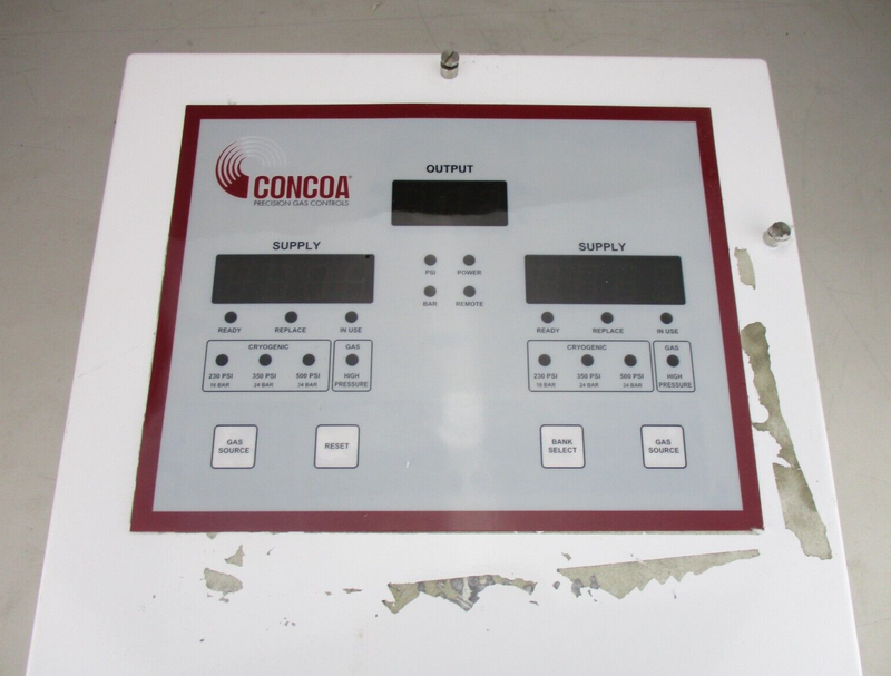 Concoa 538 IntelliSwitch II 538E336-01-001 Gas Management System *sold as-is