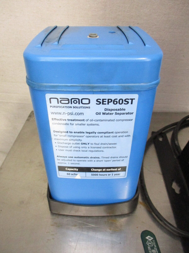 Nano NDL-050 Modular Desiccant Air Dryer w/ SEP60ST Oil Water Separator *working