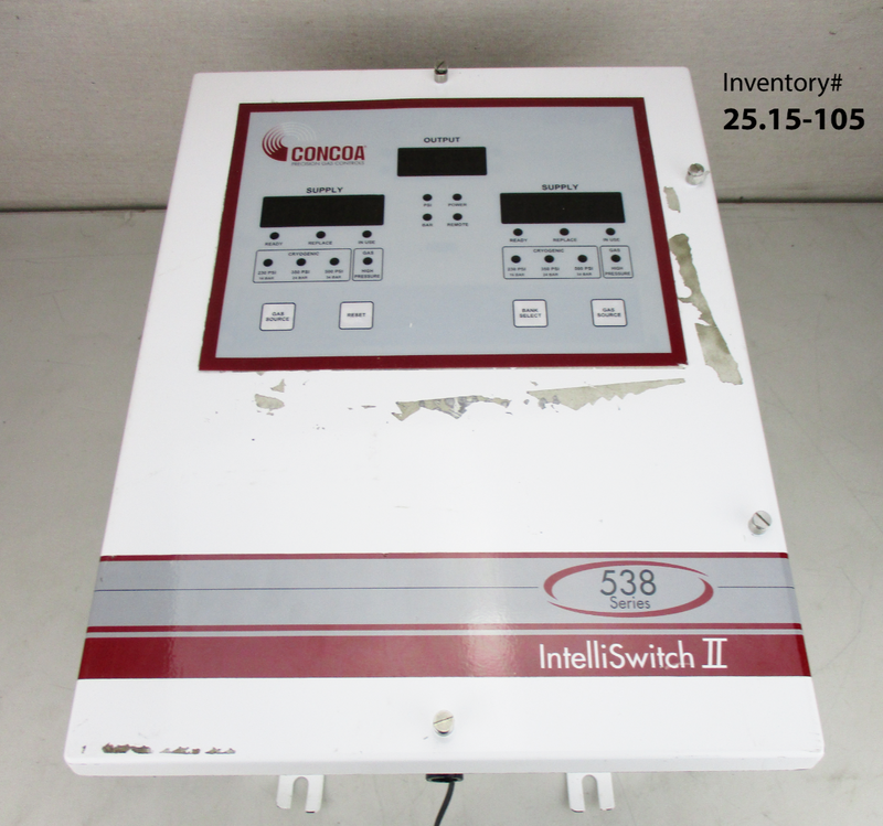 Concoa 538 IntelliSwitch II 538E336-01-001 Gas Management System *sold as-is