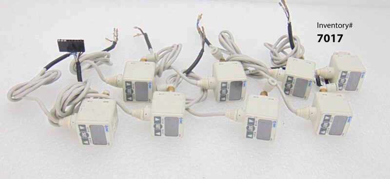 SMC ISE40-01-62L Pressure Switch, lot of 9 *used working