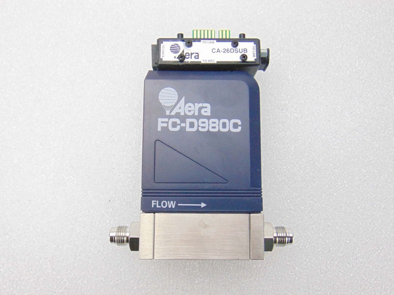 Aera FC-D981CSBC Mass Flow Controller 10000SCCM 02 FC-D981C, Lot of 2 *used work - Tech Equipment Spares, LLC