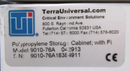 Terra Universal 9010-76A Polypropylene Storage Cabinet with FI *used working - Tech Equipment Spares, LLC