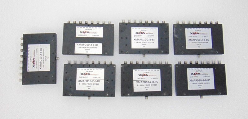 Omni Spectra XMA XMAPD10-2-8-4S, 2-8 GHz, 10 Watt Power Divider (lot of 4) *used - Tech Equipment Spares, LLC