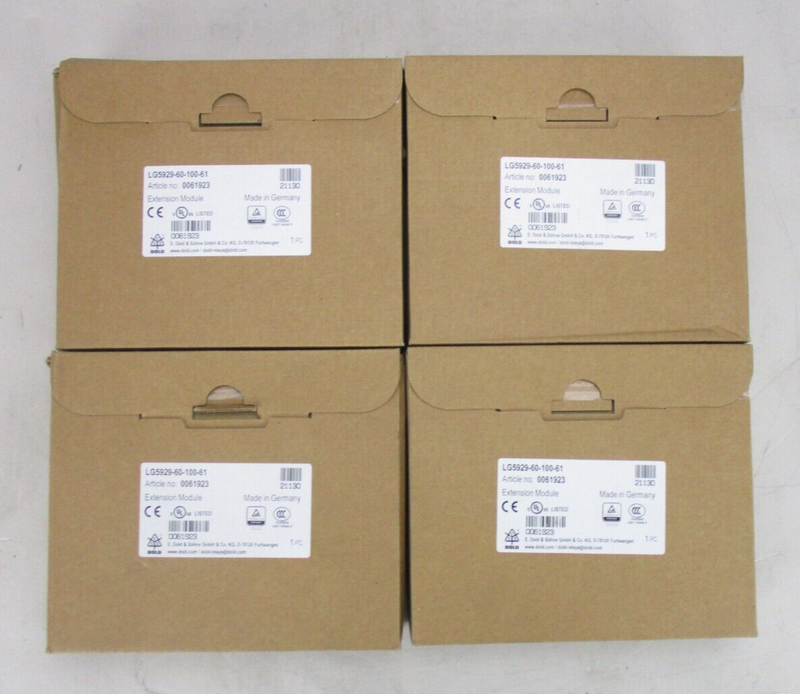 Dold LG5929-60-100-61 Extension Module 0061923, lot of 4 *new surplus