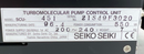 Seiko Seiki SCU-451 Turbo Pump Controller *used tested working - Tech Equipment Spares, LLC
