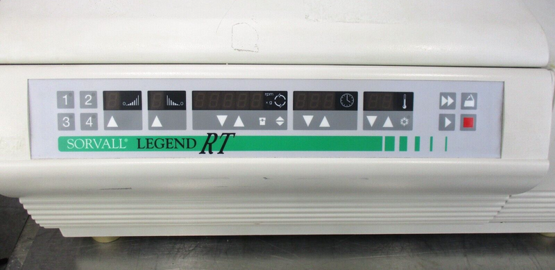 Thermo Sorvall Legend RT Refrigerated Benchtop Centrifuge w/ 75006441 Buckets