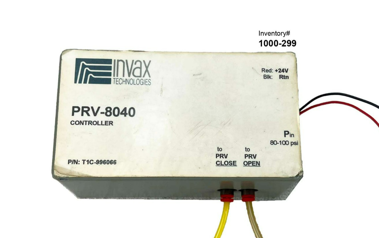 Invax PRV-8040 T1C-996066 Controller *used working | Tech Equipment ...