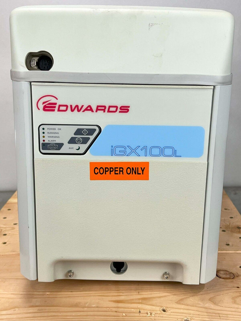 Edwards IGX-100L Dry Pump *used tested working