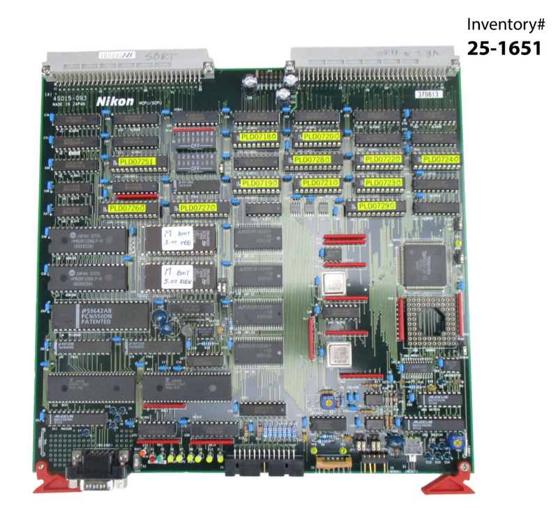 Nikon 4S015-093 MCPU/SCPU Circuit Board Nikon Optistation-V Inspection Station