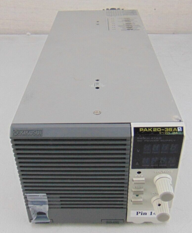 Kikusui PAK20-36A Regulated DC Power Supply *used working