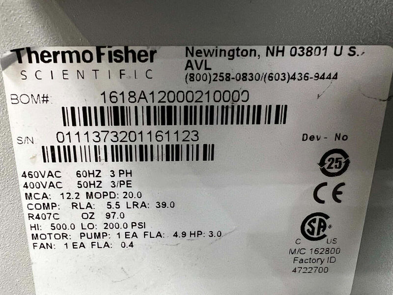 Neslab Thermo ThermoFlex 10,000 Chiller 1618A12000210000 Air Cooled *used tested