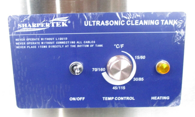 SharperTek 10G Ultrasonic Cleaning Tank 900 Ultrasonic Generator *used working