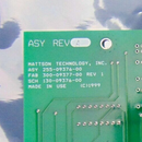 Mattson 255-09376-00 Circuit Board *used working - Tech Equipment Spares, LLC