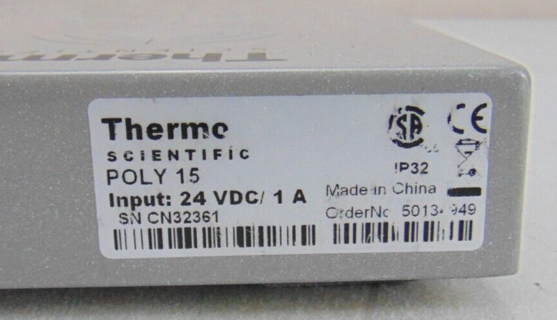 Thermo Scientific 30134949 Cimarec i Poly 15 *used working