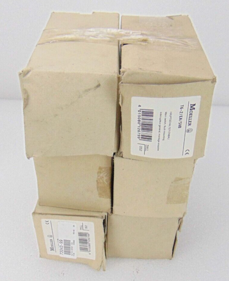 Moeller T6-2 EA SVB Rotary Switch 100A, lot of 6 *new surplus - Tech Equipment Spares, LLC