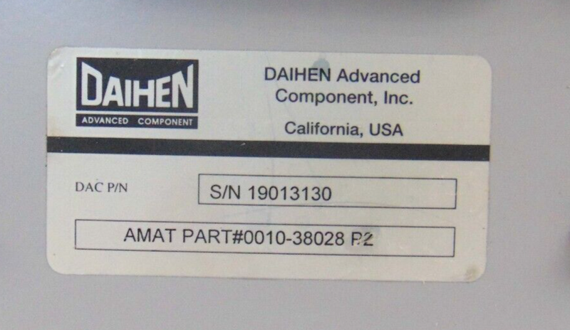 Daihen ATM-15C Microwave Source 0190-35995 *used working, 90-day warranty - Tech Equipment Spares, LLC