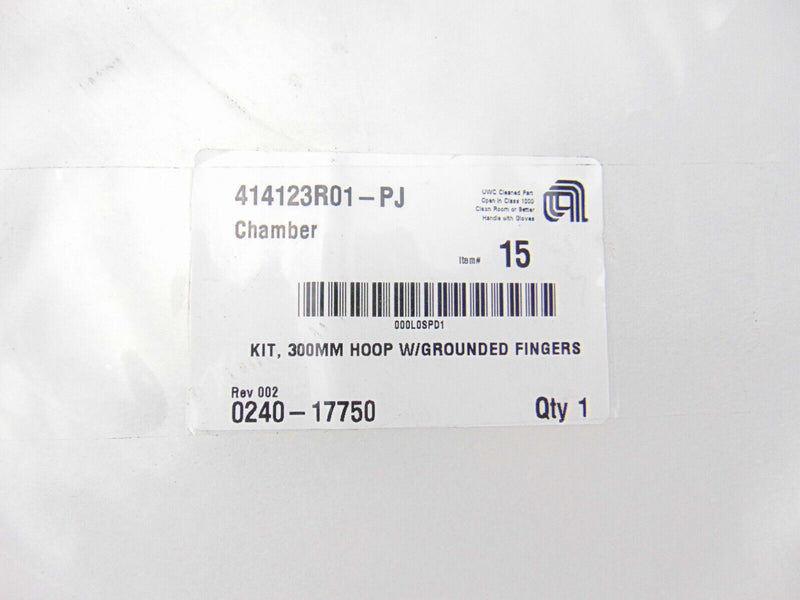 AMAT Applied Materials 0240-17750 KIT 300MM HOOP W Grounded Finger 414123R01-PJ