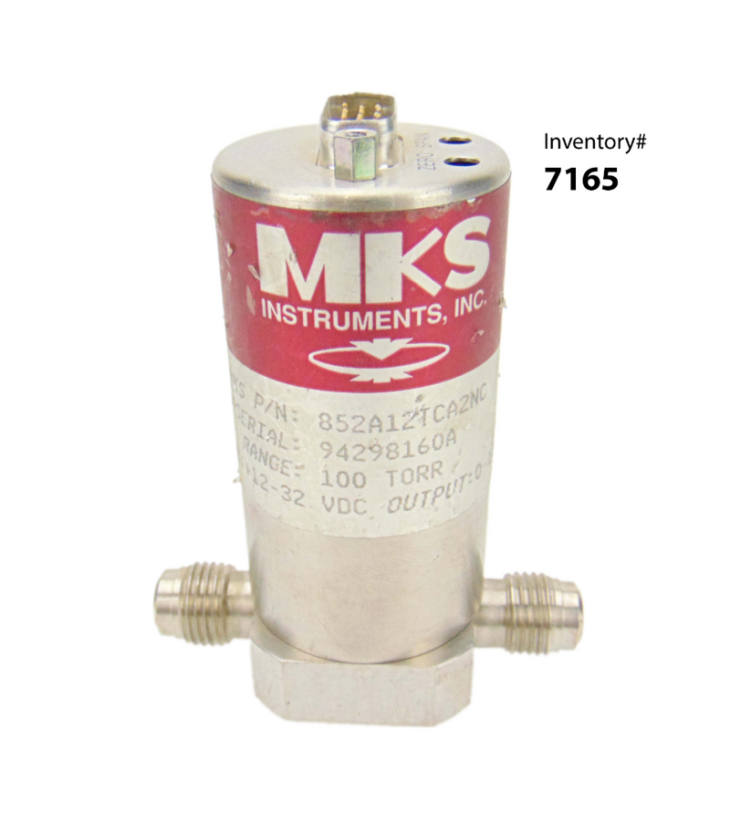MKS 852A12TCA2NC Pressure Transducer 100PSIA *used working - Tech Equipment Spares, LLC