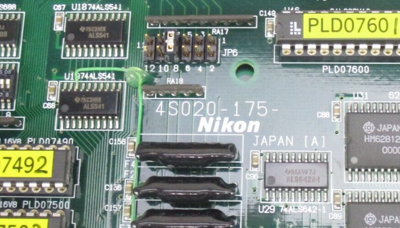 Nikon 4S014-111 LOB MCNT Circuit Board Nikon Optistation-V Inspection Station