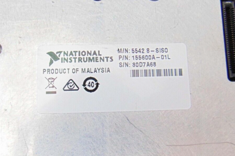 National Instruments 5542 8-SISO 155600A-01L Module *used working - Tech Equipment Spares, LLC