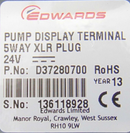 Edwards D37280700 Pump Display Terminal *used working - Tech Equipment Spares, LLC