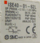 SMC ISE40-01-62L Pressure Switch, lot of 9 *used working - Tech Equipment Spares, LLC