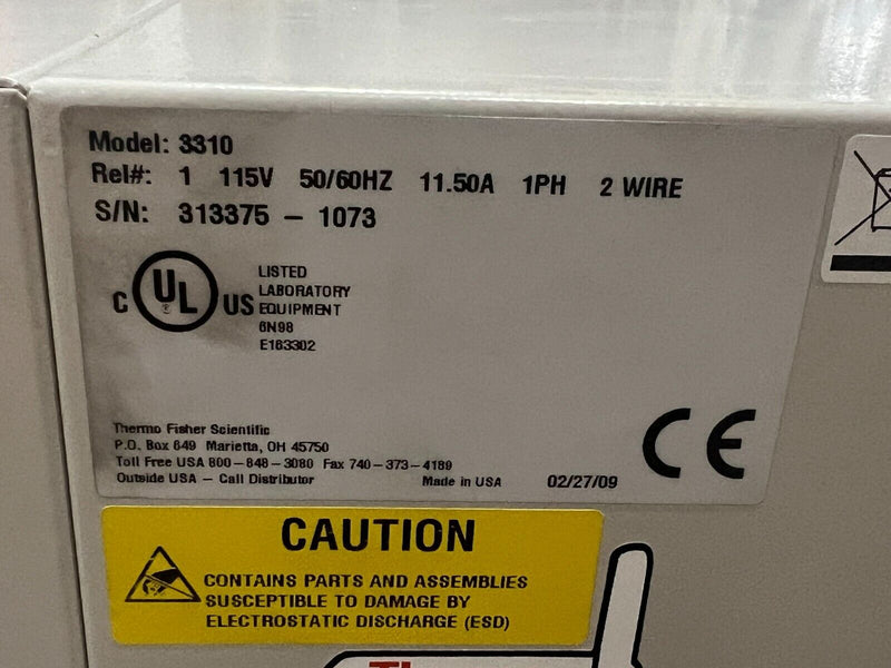 Thermo 3310 Forma Steri-Cult CO2 Incubator *used working