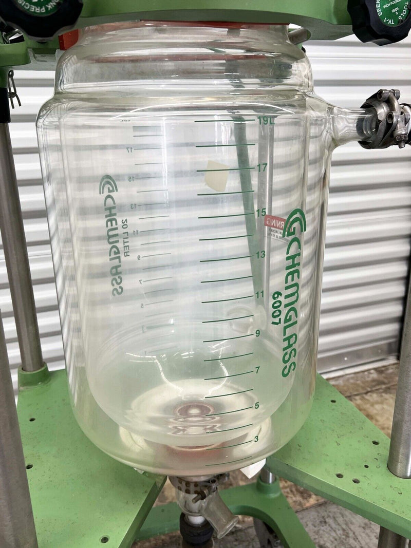 Chemglass 6007 20 Liter Jacketed Glass Reactor