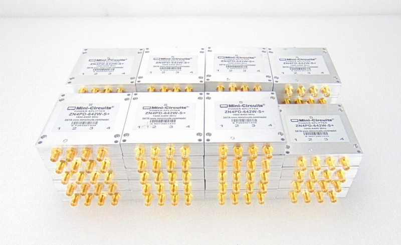 Mini-Circuits ZN4PD-642W-S+ Power Splitter 1600-6400 MHz, lot of 39 *used workin - Tech Equipment Spares, LLC