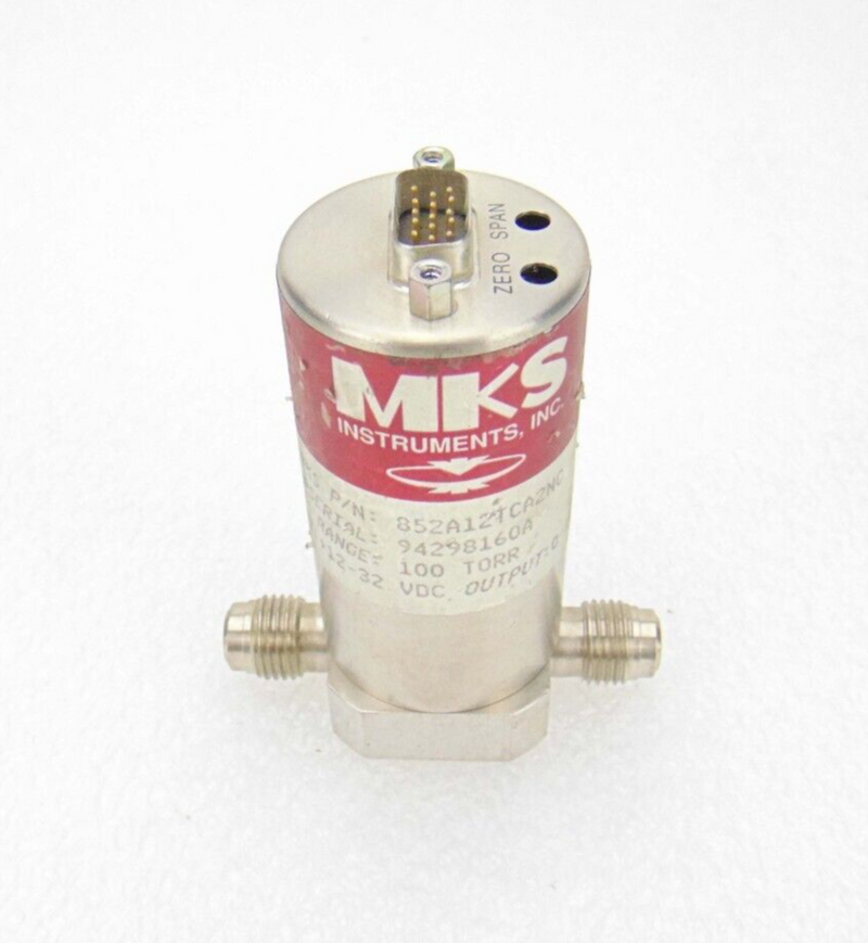 MKS 852A12TCA2NC Pressure Transducer 100PSIA *used working - Tech Equipment Spares, LLC